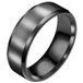 LGT JWLS Lookinggoodtoday Heren ring Titanium Zwart 6mm-18mm