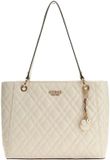 GUESS Isemay Noel Tote Cream White schoudertas