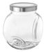 FORNOR 87061 glazen pot met deksel, 0,65 l, 12,1 x 8,7 x 12,5 cm
