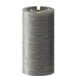 LED Bougie pilier Ø 7,5 x 15 cm Gris foncé