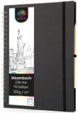 OfficeTree Skizzenbuch A4 hoch mit Verschluss, Stift und Stiftehalter (wp)