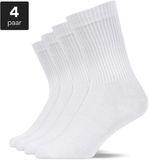 SNOCKS Tennissokken Heren & Dames - Premium Kwaliteit - Sportsokken Heren - Sportsokken Dames - Wandelsokken - Hardloopsokken - Maat 35/50 - 4 Paar - Duurzaam Cadeau