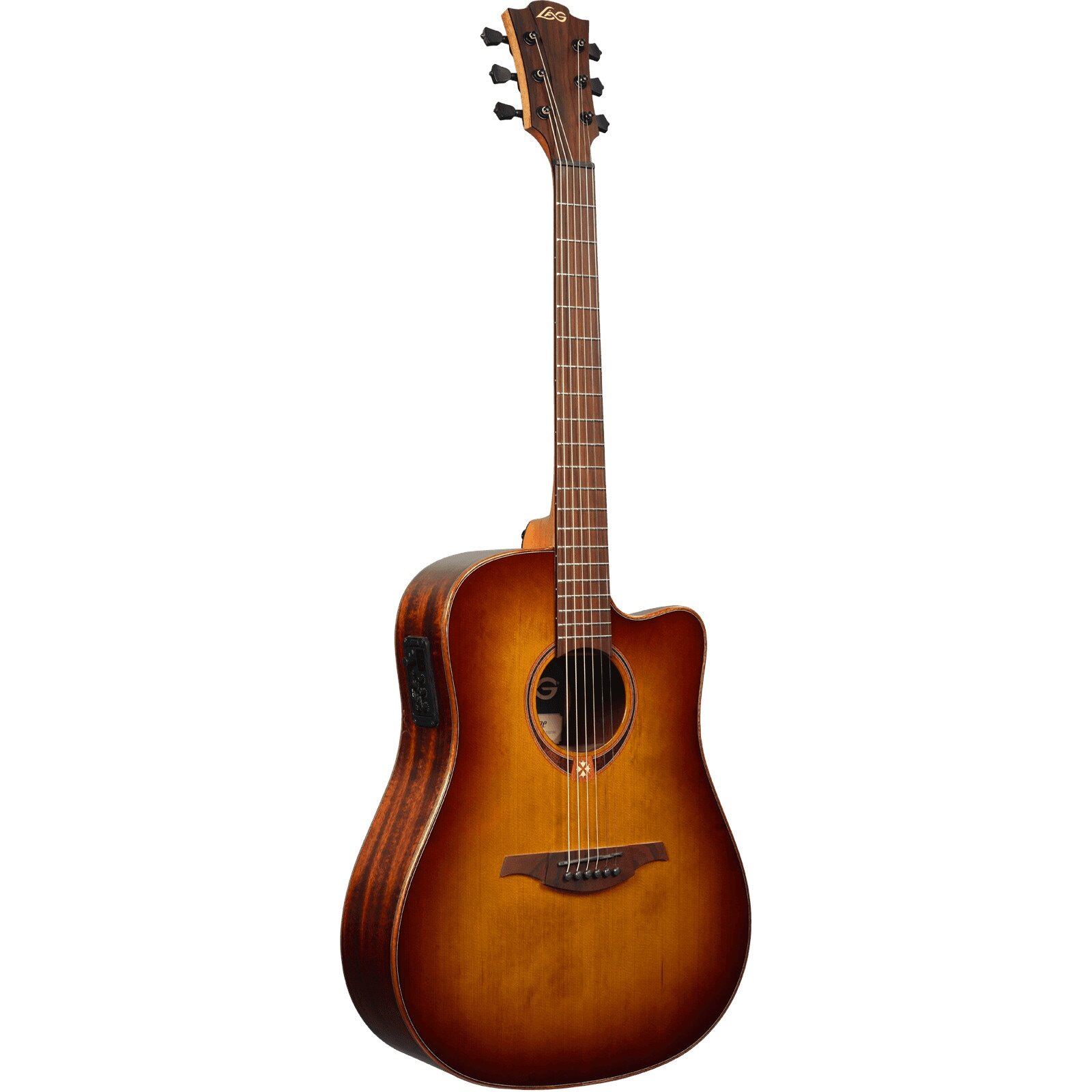 LAG Guitars Tramontane 118 T118DCE-BRS Brown Shadow elektrisch-akoestische westerngitaar