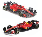Bburago - Ferrari SF-23 Gift Pack - Set van 2 replica auto's in schaal 1:43 met SF-23 Leclerc Standard en Monza geleverd, officiële Ferrari-licentie, aanbevolen leeftijd: 3 jaar en ouder