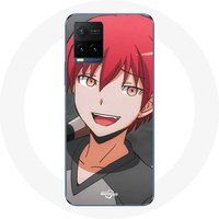 Maniacase Hoesje voor Vivo Y21s 2021 / Y21 2021 Karma Akabane Assassination Classroom Anime