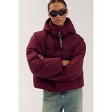 HARPER & YVE quilted pufferjas - donkerrood