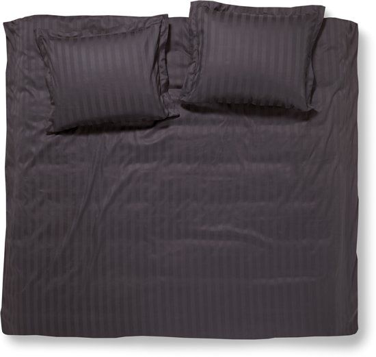 Damai Dekbedovertrekset satijn 200 x 200/220 cm linea graphite