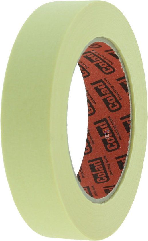 HPX Masking Tape 60°C - Crèmewit - 25mm x 50m