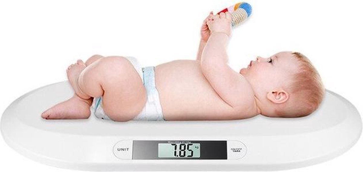 K:A Baby Weegschaal - Digitaal - Multifunctioneel - Babyweegschaal - Inclusief batterijen – Personenweegschaal - Dierenweegschaal - Blauw