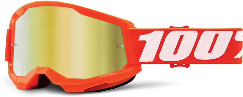 100% Strata Anti-Fog Goggles Gen2, orange/mirror