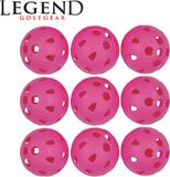 Legend Holle Plastic Golfballen Roze 9 Stuks