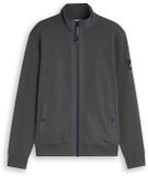 Tom Tailor Sweatvest met opstaande kraag - Maat XXXL - Darkest Olive
