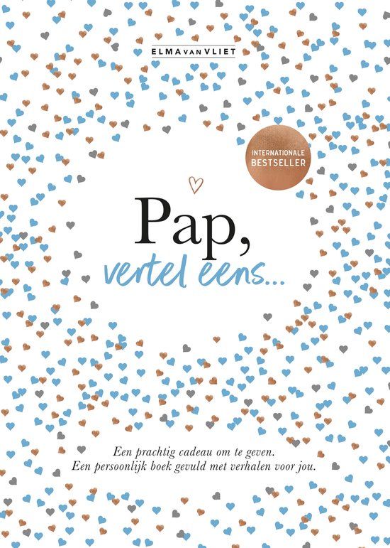 Elma van Vliet - Pap vertel eens - Invul album - Hardcover