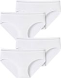 Schiesser Panty Lang Leven Rib Wit Dames 164