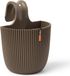 Capi Europe Balkonbak Groove Warm Taupe 21x28 cm