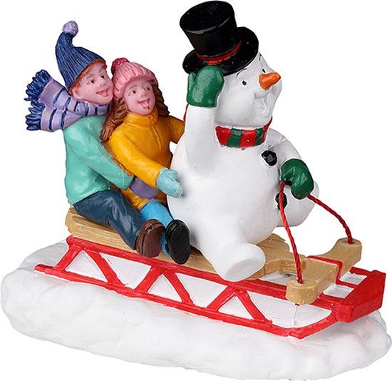 Lemax Sledding With Frosty