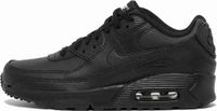 Nike Air Max 90 Sneakers Unisex GS Zwart Leer Maat 38