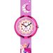 Flik Flak Montre Enfants Rose Plastique Rond Quartz Analogique 3 ATM