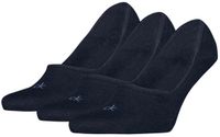 Calvin Klein Footies Heren Mid Cut 3-pack Navy-39/42