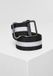 Urban Classics Easy Stripes Riem S/M Zwart/Wit