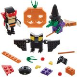 Baker Ross FN657 Halloween Bouwsteenset, Set van 4, Griezelige Halloween-Knutselsets voor Kinderen