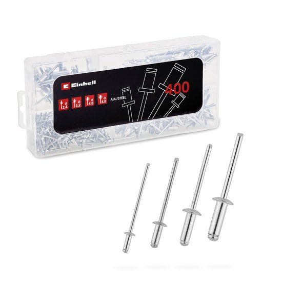 Einhell 461027 Popnagel Aluminium, Staal Aluminium, Staal Aluminium, Staal 1 set(s)