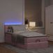 Maison Exclusive - Cadre de lit ottoman avec matelas rose 100x200 cm velours
