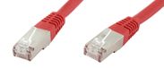 econ connect F6TP1RT Câble réseau Rouge 1 m Cat6 S/FTP