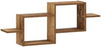 vidaXL Wandplank Oud hout 95 x 17 x 37 cm Bewerkt hout