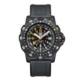Luminox Heren analoog Zwitsers kwartsuurwerk horloge met rubberen armband XL.8825.H.Set, zwart, Riemen.
