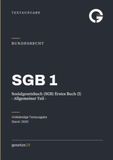 SGB 1 – Sozialgesetzbuch (SGB) Erstes Buch (I) - Allgemeiner Teil -: Textausgabe für Sozialverwaltung, Beratung, Versicherte, Praxis · Ausgabe 2026