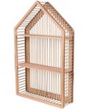 Natural Living Wandplank - 42x12x66 - Naturel - Boho Stijl