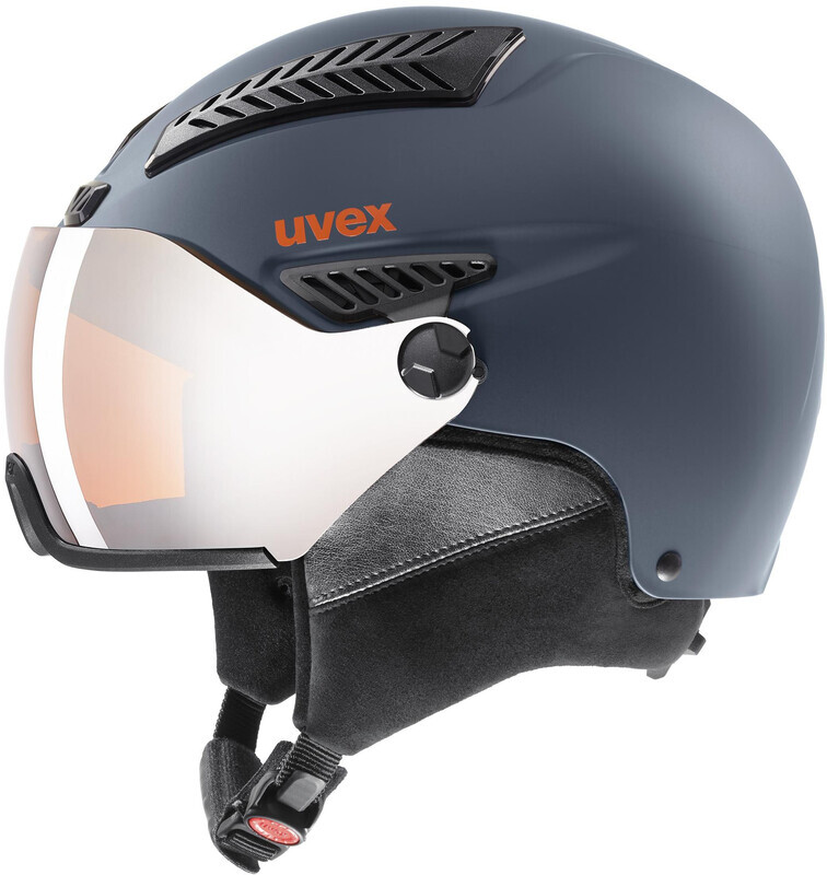 UVEX hlmt 600 Visor Helm, dark slate orange mat 53-55cm 2020 Ski & Snowboard helmen