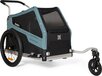Burley Bark Ranger XL Hondenfietskar - Zwart/Blauw - 45 kg - Aluminium