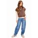 Retour Jeans Rechtvallend Gebreid Vest - Bruin