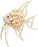 Merkloos / Sans marque Cornelissen Natierliche Geschenke Gmbh Houten dieren 3D puzzel vis