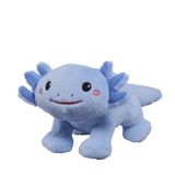 Bauer Axolotl Knuffeldier, 20 cm, vriendelijk Axolotl, extreem pluizig pluche dier, kinderen vanaf 0 jaar, blauw (12096)