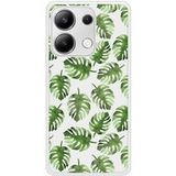 Xiaomi Redmi Note Feuilles de monstera Verstevigd hoesje met sublimatie bedrukking