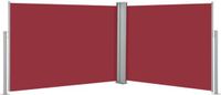 vidaXL Windscherm uittrekbaar 100x1000 cm rood