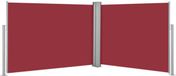 vidaXL Windscherm uittrekbaar 100x1000 cm rood