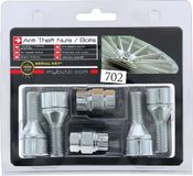 Sumex Butzi Anti-diefstal Wielbouten M12 X 1.50 T17 6-delig Zilver