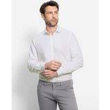 OLYMP Level Five Body Fit Overhemd wit, Faux-uni