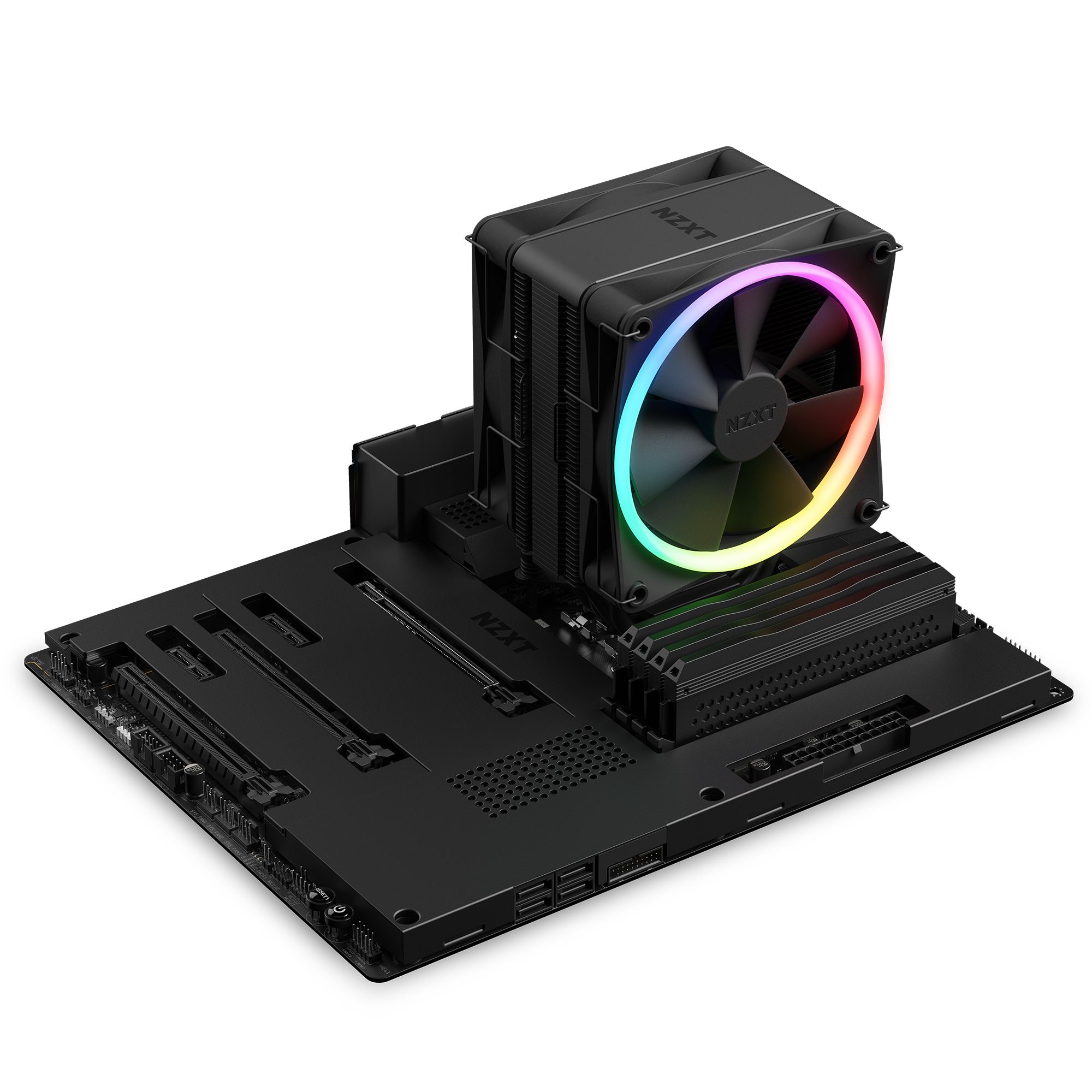 NZXT T120 RGB CPU Cooler - 120mm - Black