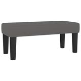VidaXL Bankje 70x30x30 cm kunstleer grijs
