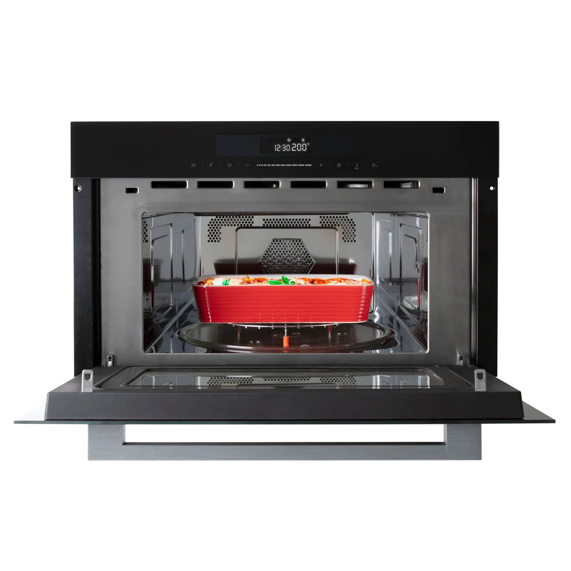 Inventum IMC3834GT - Inbouw combi-oven - 34L - Zwart/RVS