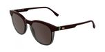 Lacoste L6073S Burgundy/transparent grey 52/19/145 MAN Zonnebrillen