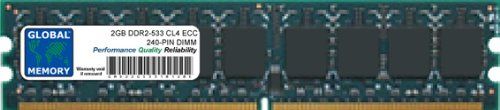 GLOBAL MEMORY 2GB DDR2 533MHz PC2-4200 240-PIN ECC DIMM (UDIMM) GEHEUGEN RAM VOOR SERVERS/WERKSTATIONS/MOEDERBORDEN