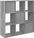 vidaXL Dressoir Grijs Sonoma 102 x 31 x 99,5 cm