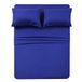 Best Season Luxe zachte microvezel diepe zaklakenset, kreuk- en vervagingsbestendig, 4-delig