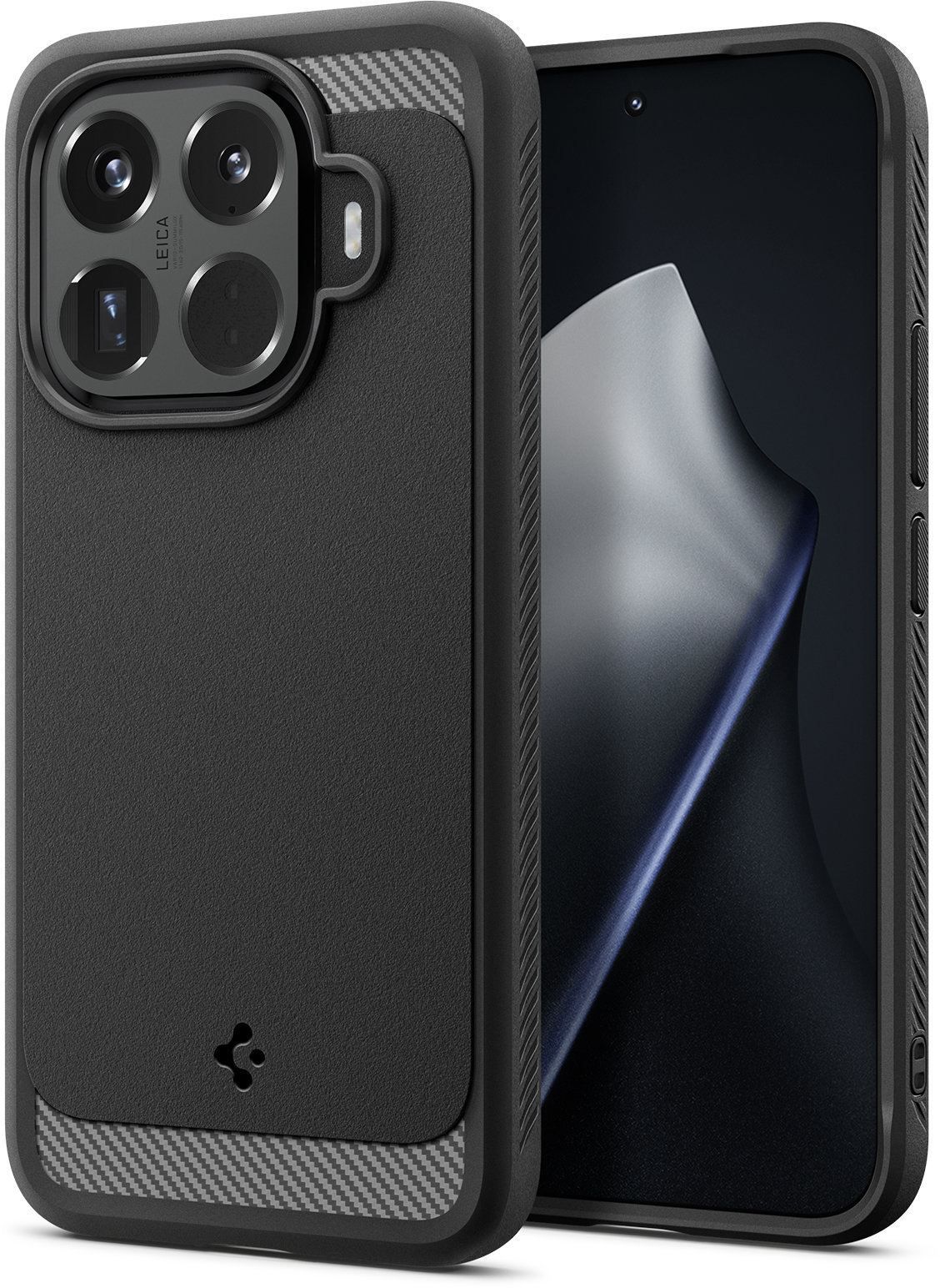 Spigen Rugged Armor Backcover voor de Xiaomi 15T Pro - Zwart